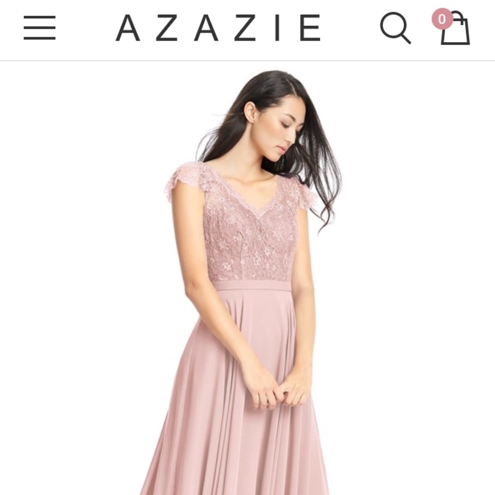 Azazie Cheryl Bridesmaid Dress - dusty rose